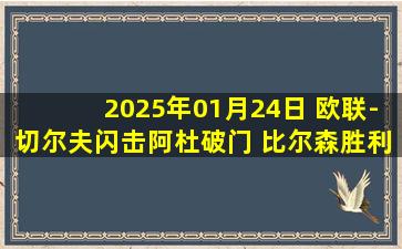 2025年01月24日 欧联-切尔夫闪击阿杜破门 比尔森胜利2-0安德莱赫特